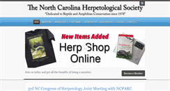Desktop Screenshot of ncherps.org