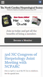 Mobile Screenshot of ncherps.org